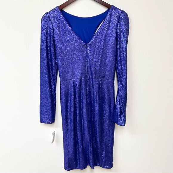 Tadashi Shoji Sousa Draped Sequin Dress Size XS - Picture 5 of 9